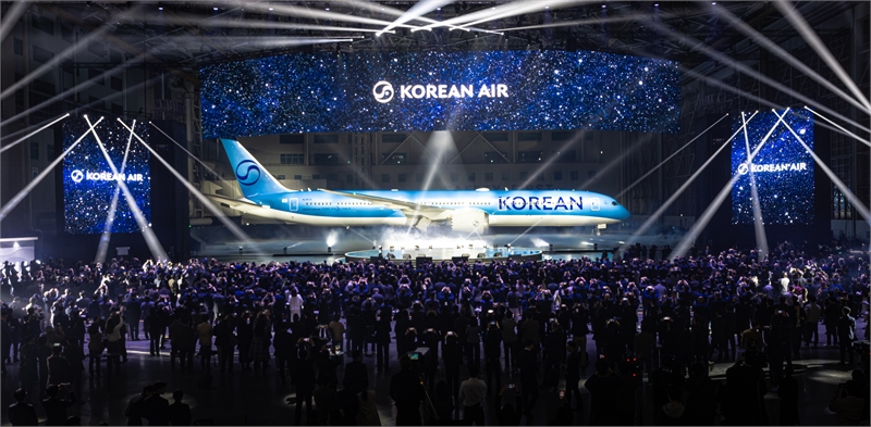 대한항공, 신규 CI 및 리버리 공개  … ‘태극마크’ 현대적 이미지로 재탄생