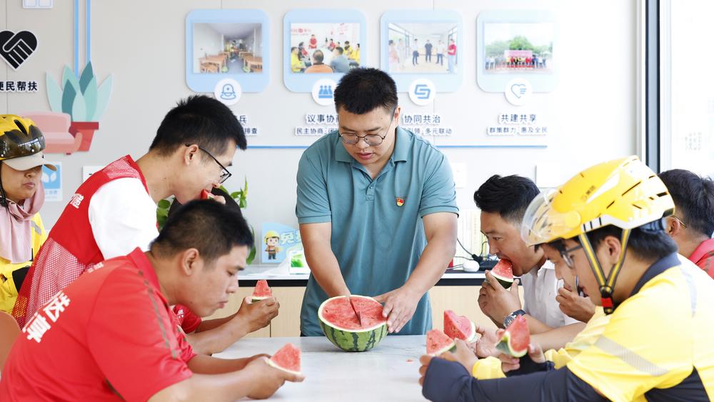 中 장쑤성, 야외 근로자들을 위해 '쉼터' 마련