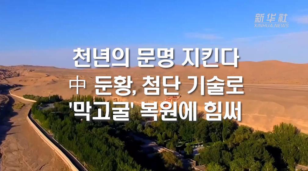 천년의 문명 지킨다...中 둔황, 첨단 기술로 '막고굴' 복원에 힘써