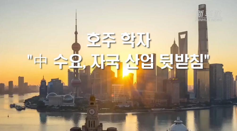 호주 학자 "中 수요, 자국 산업 뒷받침"