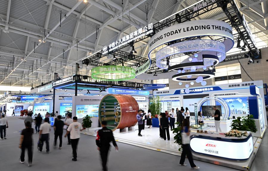 지난 16일 '2026 국제공정건설박람회' 현장. (사진/신화통신)