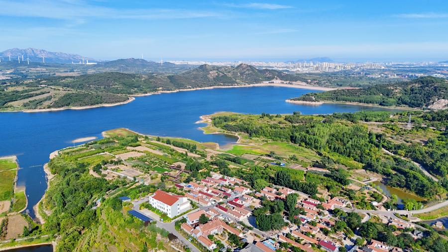 산둥(山東)성 칭다오(青島)시 시하이안(西海岸)신구 톄산(鐵山)가도(街道·한국의 동)에 위치한 양자산리(楊家山裡)의 풍경. (사진/신화통신)